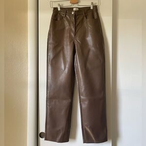 Wilfred Faux Leather Pants - Aritzia